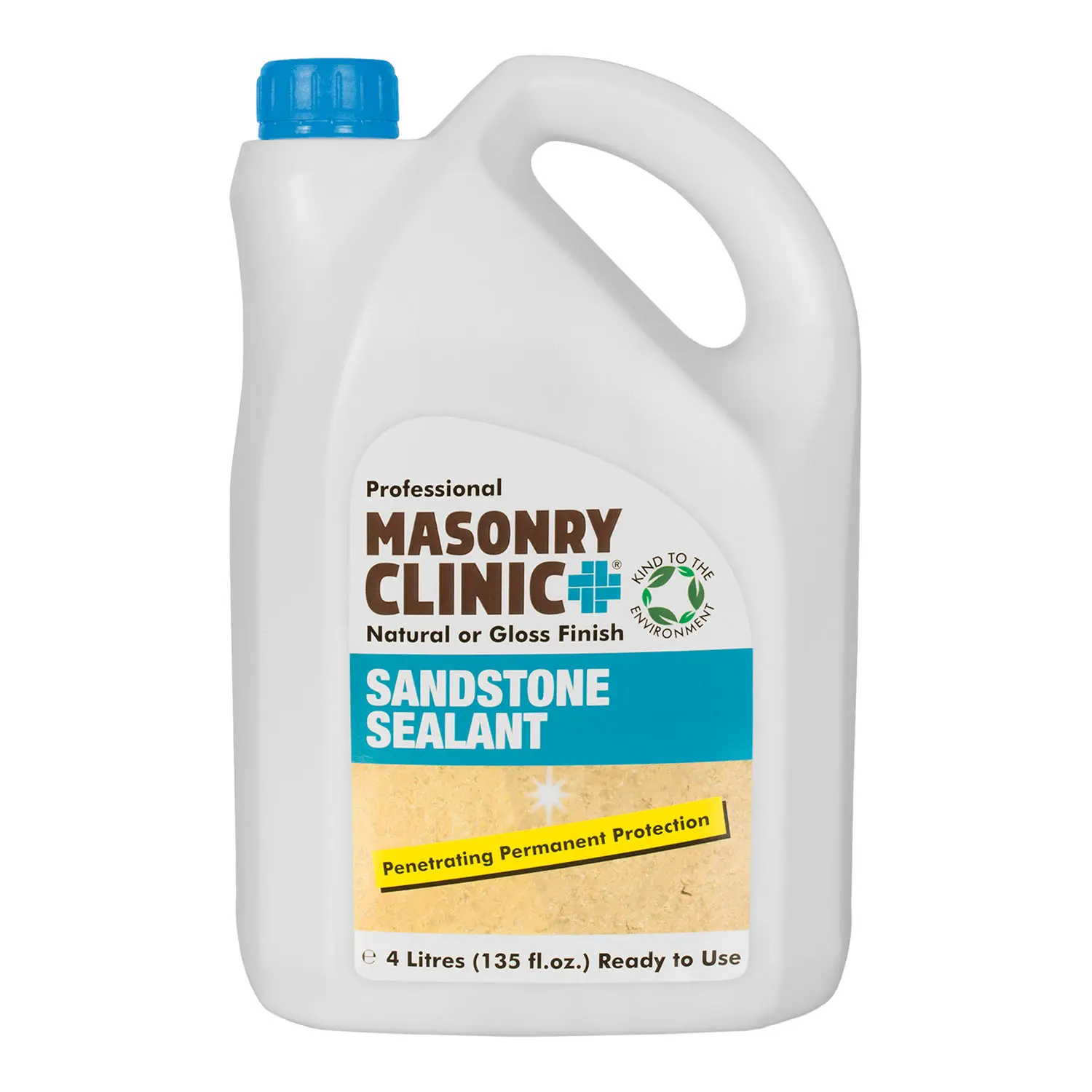 4 litre jerry can of Masonry Clinic Sandstone Sealant